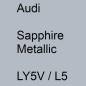 Preview: Audi, Sapphire Metallic, LY5V / L5.